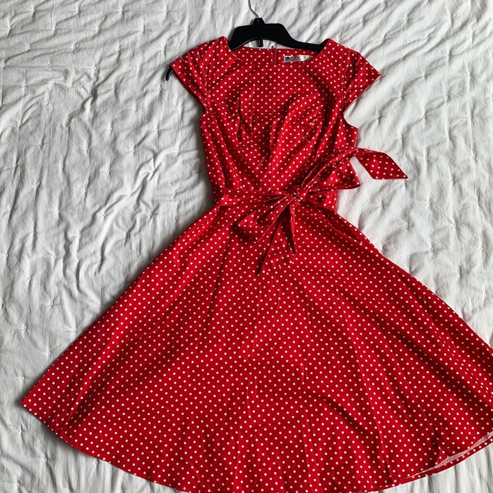 Dressystar women vintage 1950s rockabilly dress